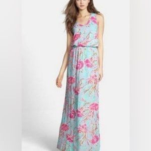 Lilly Pulitzer Jellies be Jammin xs maxi dress jellyfish maxi like new